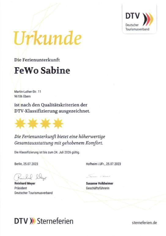 Fewo Sabine Ebern Екстериор снимка